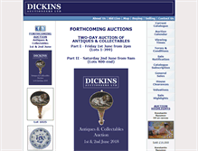 Tablet Screenshot of dickinsauctioneers.com